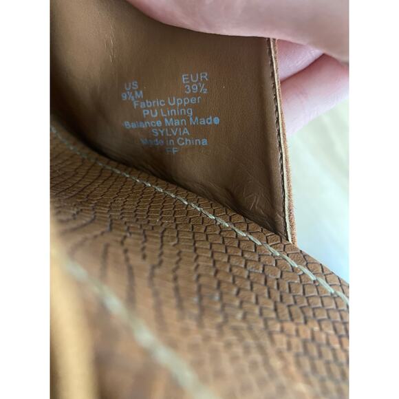 Circus by Sam Edelman Sylvia cork wedge slide sandal women’s 9.5 brown leather - Picture 7 of 7